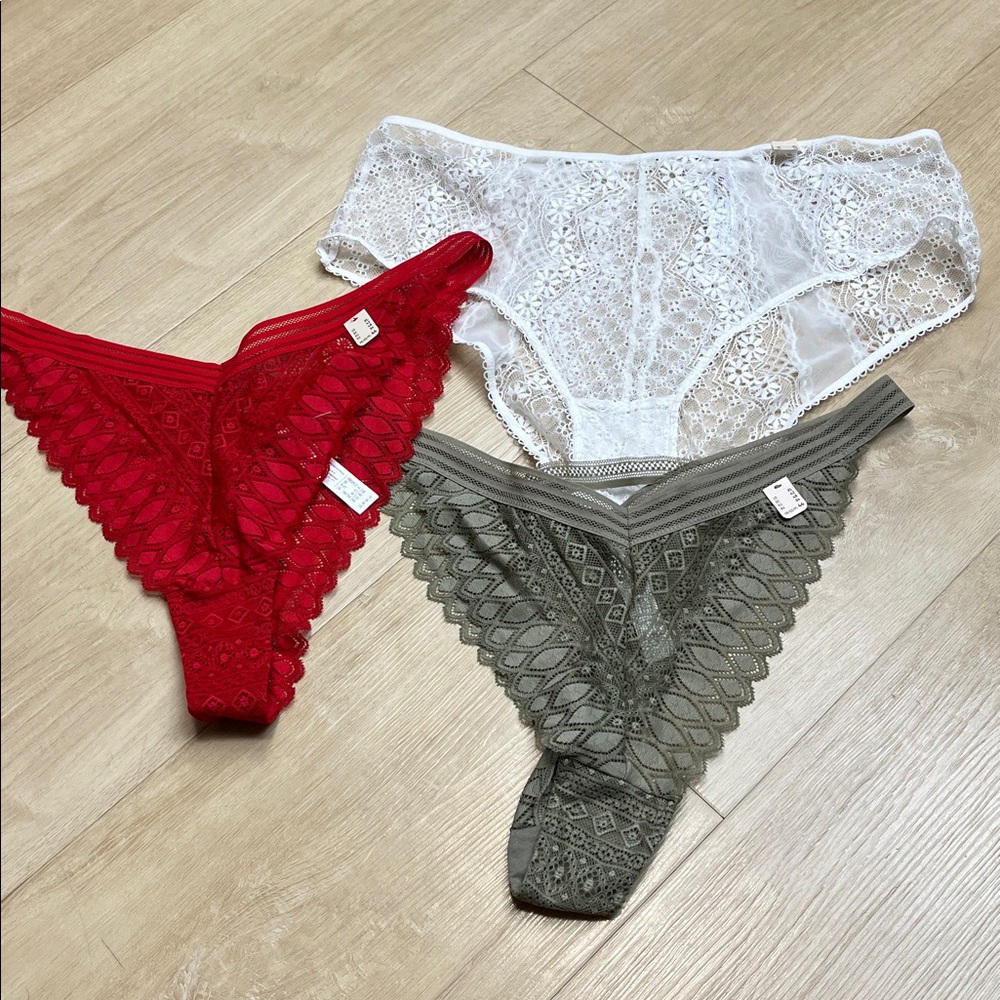 Etam underwear assorted colors & styles, ( 3 piece )SIZE XL